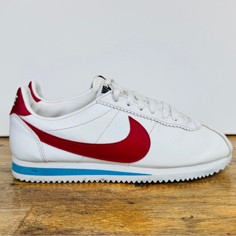 Nike White and Red CORTEZ shoes